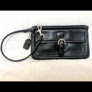 Coach Leather Wristlet